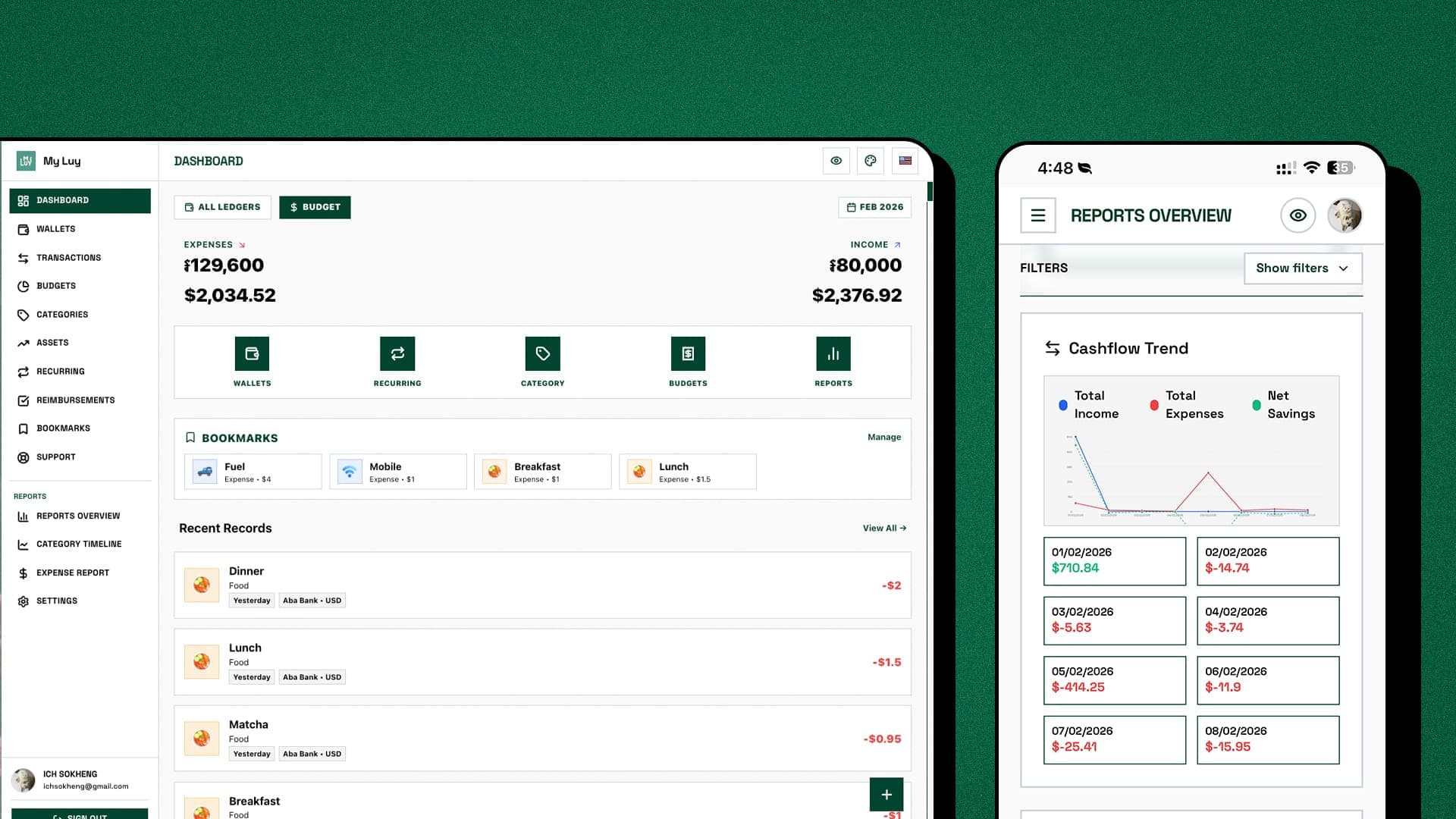 My Luy — Wallet & Budget Planner case study